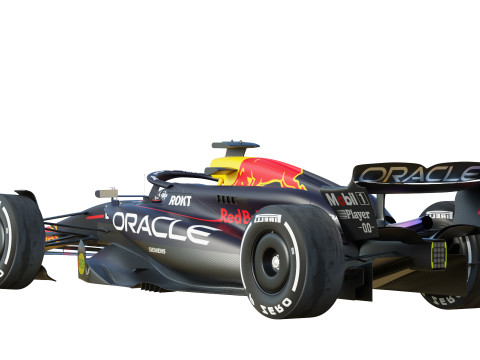 F1 Red-Bull RB20 2024 3D Модель