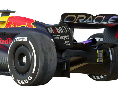 F1 Red-Bull RB20 2024 3D Модель