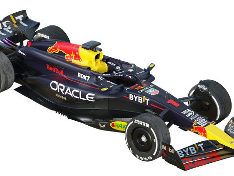 F1 Red-Bull RB20 2024 3D Модель