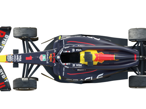 F1 Red-Bull RB20 2024 3D Модель