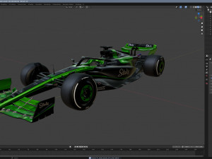 F1 Stake Sauber C44 2024 Modèle 3D