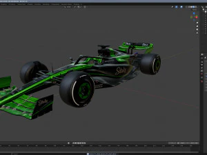 Estaca F1 Sauber C44 2024 Modelo 3D