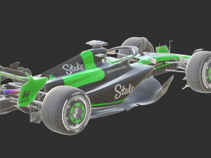 Estaca F1 Sauber C44 2024 Modelo 3D