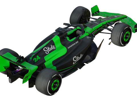 Estaca F1 Sauber C44 2024 Modelo 3D