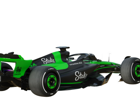 F1 Stake Sauber C44 2024 Modèle 3D