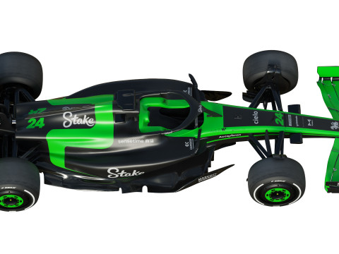 F1 Stake Sauber C44 2024 Modèle 3D