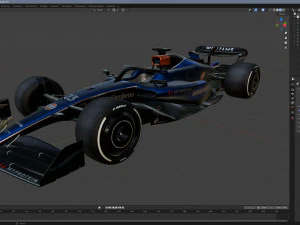F1 Williams FW46 2024 3D Model