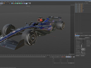F1 Williams FW46 2024 3D Модель