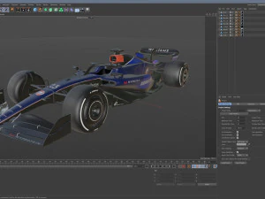 F1 Williams FW46 2024 3D Model
