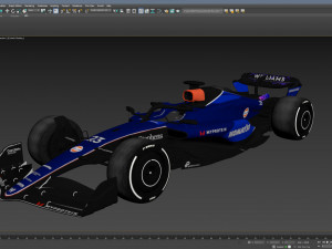 F1 Williams FW46 2024 3D Модель