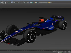 F1 Williams FW46 2024 3D Model