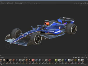 F1 Williams FW46 2024 3D Model