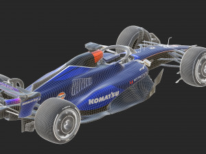 F1 Williams FW46 2024 3D Модель