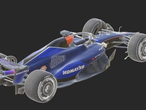 F1 Williams FW46 2024 3D Model