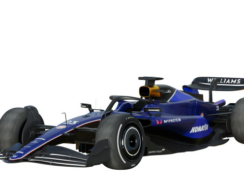 F1 Williams FW46 2024 3D Model