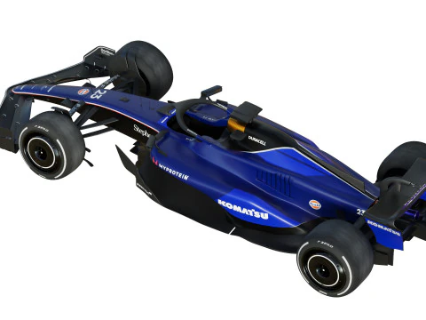 F1 Williams FW46 2024 3D Model