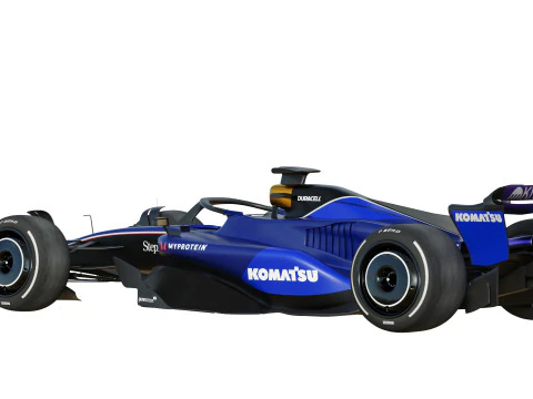 F1 Williams FW46 2024 3D Model