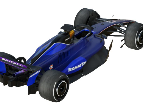 F1 Williams FW46 2024 3D Model