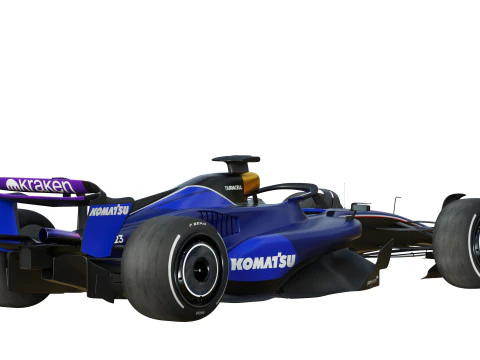 F1 Williams FW46 2024 3D Model