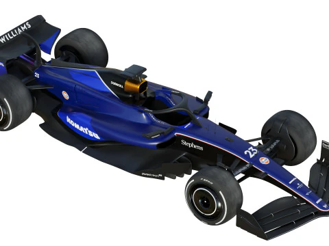 F1 Williams FW46 2024 3D Model