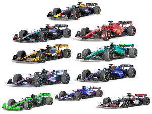 F1 2024 Collection Model 3D
