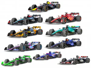 F1 2024 संग्रह 3D मॉडल