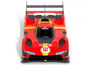 Scuderia 499P 3D Model