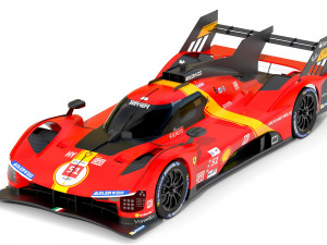 Scuderia 499P 3D Model
