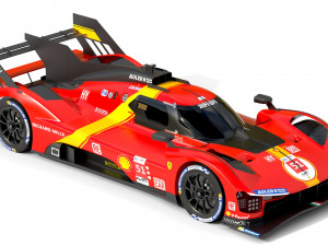 Scuderia 499P 3D Model
