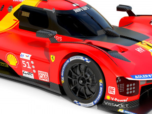 Scuderia 499P 3D Model