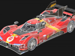 Scuderia 499P 3D Model