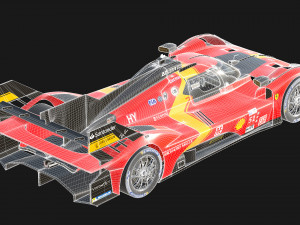 Scuderia 499P 3D Model