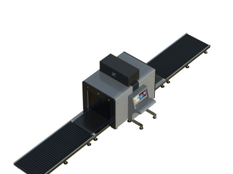 Airport Security X-ray Conveyer 3D Модель