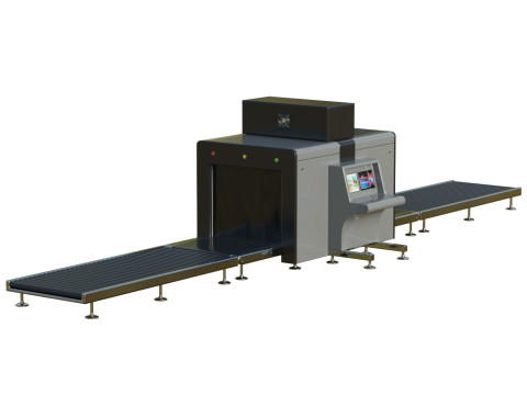 Airport Security X-ray Conveyer 3D Модель