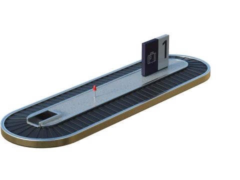 Karuzela bagażowa Model 3D