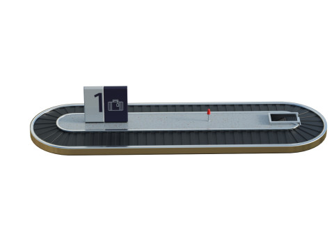 Baggage Carousel 3D Model