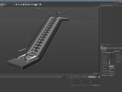 Escalator 3D 모델