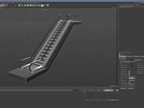 Scala mobile Modello 3D