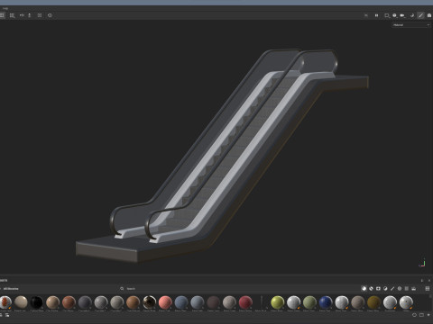 Escalator 3D 모델