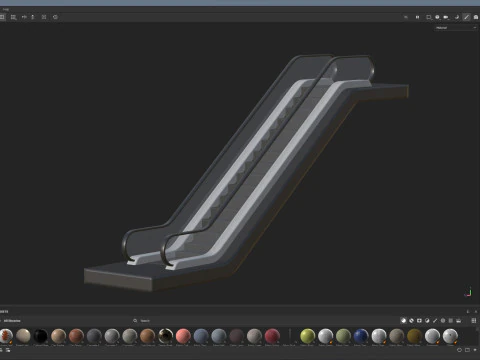 Scala mobile Modello 3D