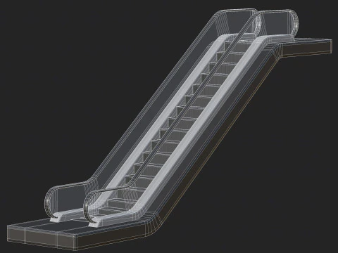 Scala mobile Modello 3D