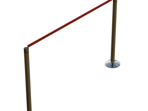 Airport Crowd Barrier 3Dモデル