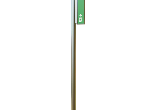 Exit Sign 3D Model