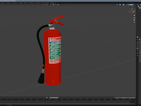 Extinguisher 3D Model