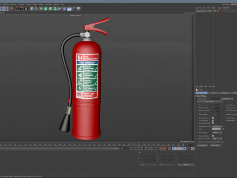 Extinguisher 3D Model