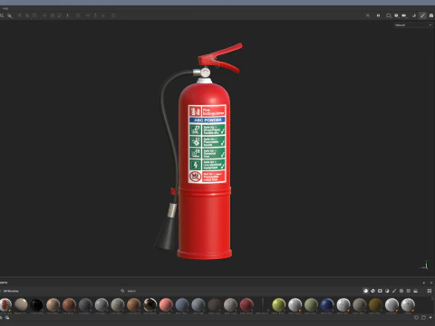 Extinguisher 3D Model