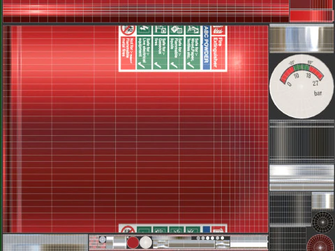 Extinguisher 3D Model