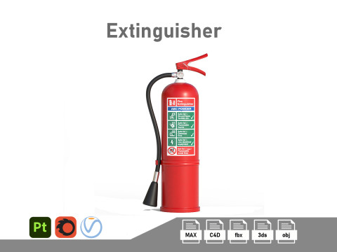 Extinguisher 3D Model