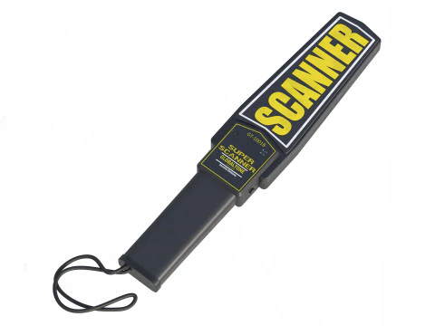 Handheld Security Metal Detector 3D Model
