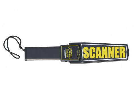 Handheld Security Metal Detector 3D Model
